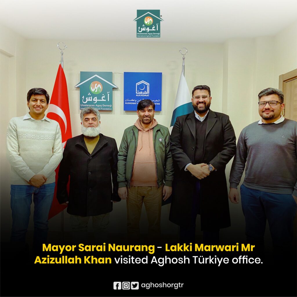 Aghosh Türkiye welcomed #Mayor Sarai Naurang, 𝐌𝐫 𝐀𝐳𝐢𝐳𝐮𝐥𝐥𝐚𝐡 𝐊𝐡𝐚𝐧